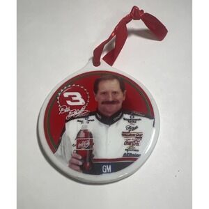 Dale Earnhardt Coca-Cola Special Edition Porcelain Holiday Ornament New 2000